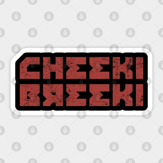 Cheeki Breeki - Gopnik Slav Style Funny Gamer Design Sticker by PugSwagClothing